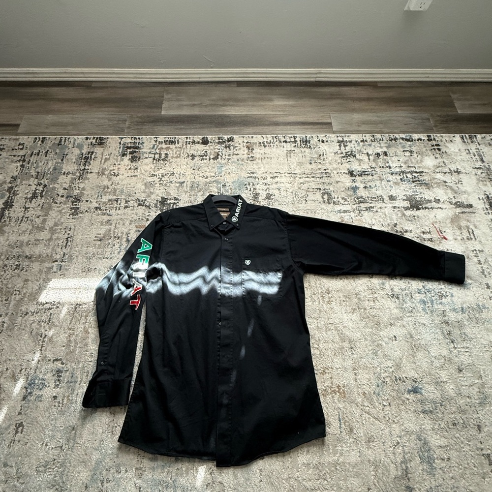 Ariat Black Long Sleeve Shirt with Logo
